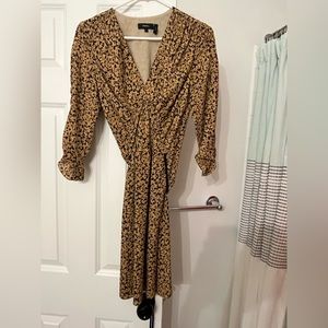 Theory long sleeve short dress